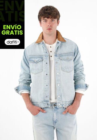 Tennis Chaqueta Trucker Con Cuello Corduroy Para Hombre Tennis