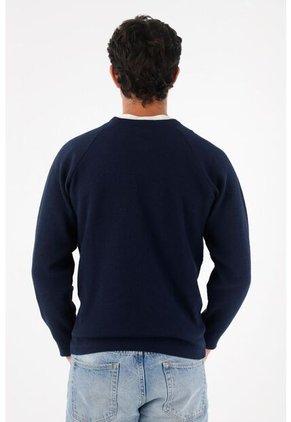 Tennis Buzo Con Botones Azul Para Hombre