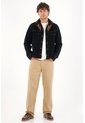 Tennis Pantalón Loose Tiro Medio Crudo Para Hombre de Tennis