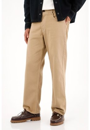 Tennis Pantalón Loose Tiro Medio Crudo Para Hombre