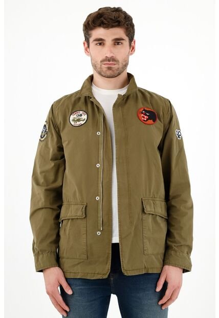 Chaqueta Verde Para Hombre