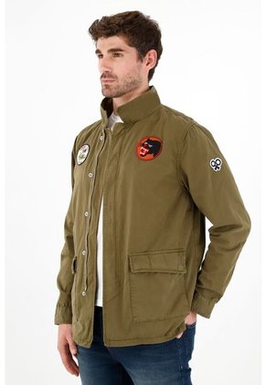 Chaqueta Verde Para Hombre