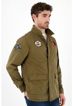 Chaqueta Verde Para Hombre