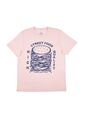 Camiseta Rosada Manga Corta Para Hombre de Tennis