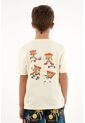 Camiseta Amarilla Básica Con Estampado De Pizza Para Niño de Tennis