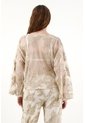 Tennis Camisa En Malla Bordada Cruda Para Mujer de Tennis