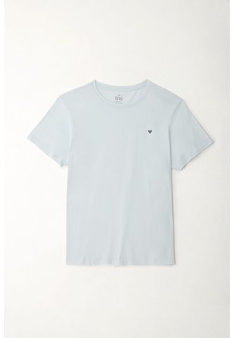 Tennis Camiseta Cuello Redondo Azul Para Hombre Tennis