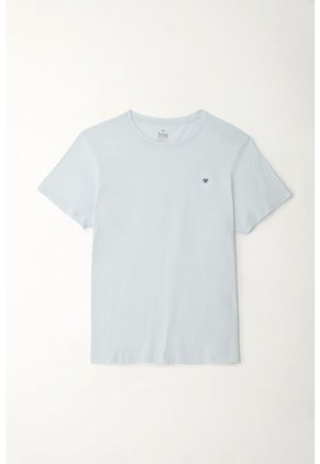 Tennis Camiseta Cuello Redondo Azul Para Hombre