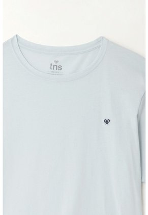 Tennis Camiseta Cuello Redondo Azul Para Hombre