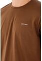 Tennis Camiseta Jersey Con Mini Estampado Café Para Hombre de Tennis