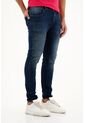 Tennis Jean Azul Súper Skinny Tiro Medio Para Hombre de Tennis