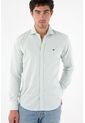 Tennis Camisa Clásica Con Raqueta Con Acabado Mate Para Hombre de Tennis