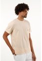 Camiseta Crudo Con Bolsillo Delantero Para Hombre de Tennis