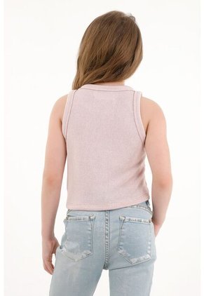 Camiseta Tipo Esqueleto Rosada Para Niña