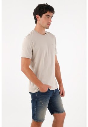 Tennis Camiseta Básica Con Raqueta Gris Para Hombre