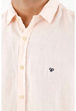 Camisa Rosada Manga Larga Para Hombre