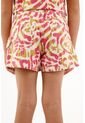 Short Con Estampado Animal Print Para Niña de Tennis