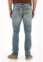Tennis Jean Nudy Tiro Medio Azul Con Detalle Fruncido Para Hombre de Tennis