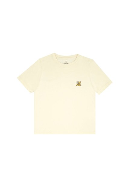 Camiseta Básica Estampada Crudo Para Niño