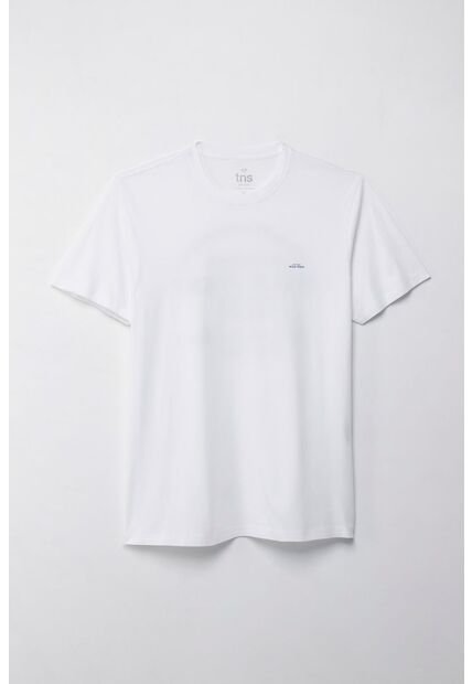 Tennis Camiseta Manga Corta Estampada Blanca Para Hombre