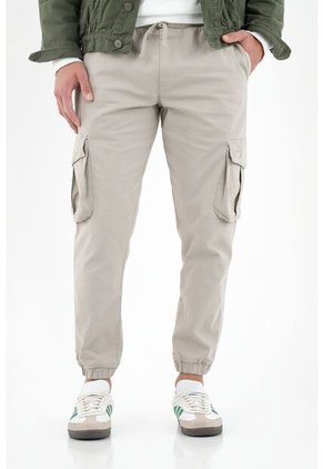 Pantalón Tipo Cargo Gris Para Hombre