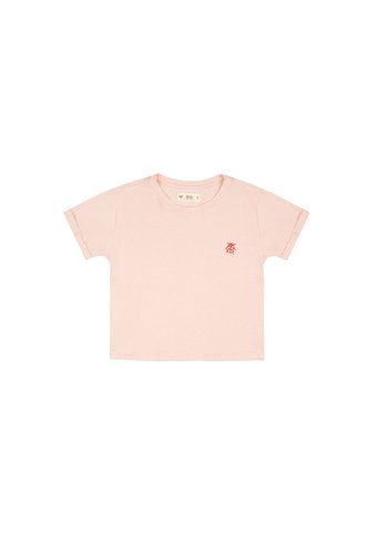 Camiseta Básica Rosada Para Niña Tennis