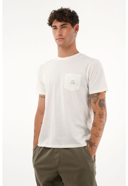 Tennis Camiseta Manga Corta Con Bolsillo Para Hombre