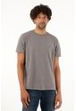 Tennis Camiseta Cuello Redondo Gris Para Hombre de Tennis
