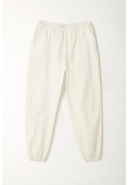 Tennis Pantalón Con Pretina Y Bota Elástica Crudo Para Mujer