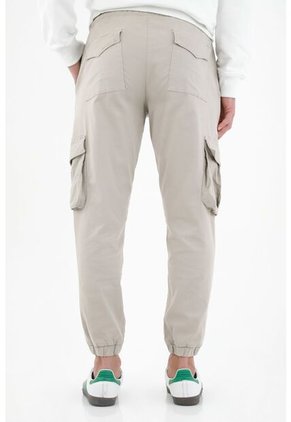 Pantalón Tipo Cargo Gris Para Hombre