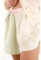 Tennis Bermuda Corta Multicolor Con Bordados Para Mujer de Tennis