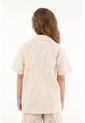 Camisa Crudo En Ojalillo Para Niña de Tennis