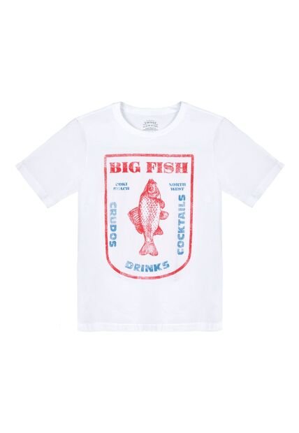 Tennis Camiseta Blanca Estampada Para Hombre