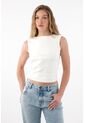 Tennis Camiseta En Rib Manga Sisa Crudo Para Mujer de Tennis