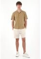 Tennis Camisa Con Diseño A Rayas De Ajuste Cómodo Para Hombre de Tennis