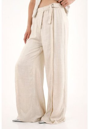 Tennis Pantalón Wide Leg Gris Para Mujer