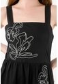 Tennis Vestido Amplio De Tiras Con Bordado Para Mujer de Tennis