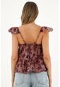 Camisa Morada De Tiras Para Mujer de Tennis