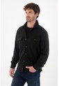Tennis Camisa De Cuello Clásico Negra Para Hombre de Tennis