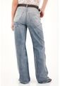 Tennis Jean Wide Leg Tiro Alto Con Lavado Degradé Para Mujer de Tennis