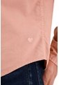 Camisa Oxford Manga Larga Rosada Para Hombre de Tennis