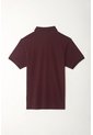 Polo Roja Cuello Tejido Para Hombre de Tennis
