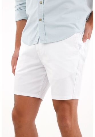 Tennis Bermuda Tipo Chino Blanca Para Hombre Tennis