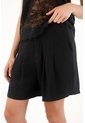 Tennis Short Tipo Sastre Negro Para Mujer de Tennis