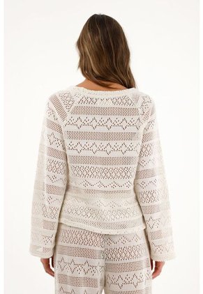 Tennis Buzo Crudo Con Diseño Tipo Crochet Para Mujer