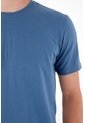 Tennis Camiseta Con Raqueta Estampada Azul Para Hombre de Tennis