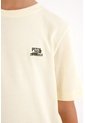 Camiseta Amarilla Básica Con Estampado De Pizza Para Niño de Tennis