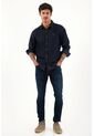 Tennis Jean Super Skinny Azul Oscuro Tiro Medio Para Hombre de Tennis