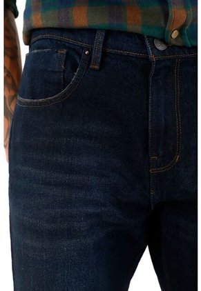 Tennis Jean Classic Tiro Medio Azul Para Hombre