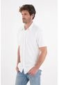 Tennis Camisa Clásica Manga Corta Blanca Para Hombre de Tennis